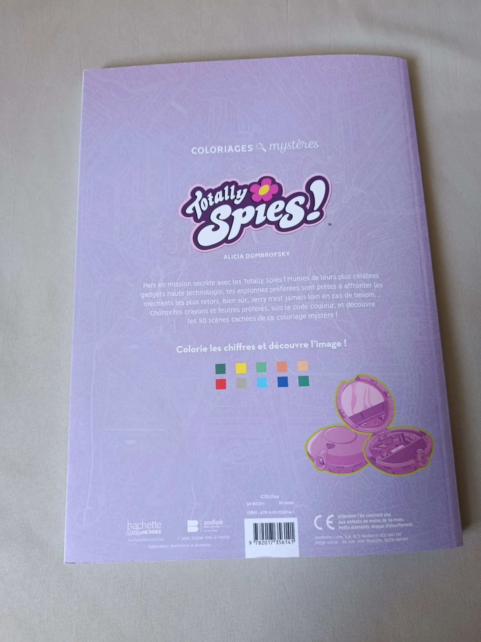Mystery Coloring Book Totally Spies | Hachette heroes | Very good condition – photo 6